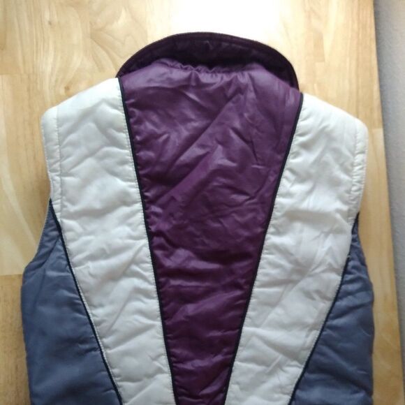 Vintage 70s Sears Color Block Puffer Vest - Picture 6 of 7
